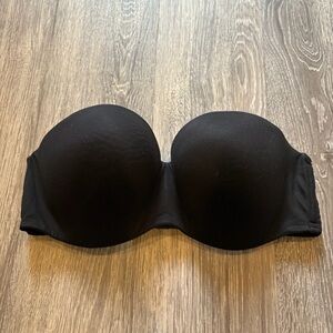 Victoria's Secret Black Strapless Bra